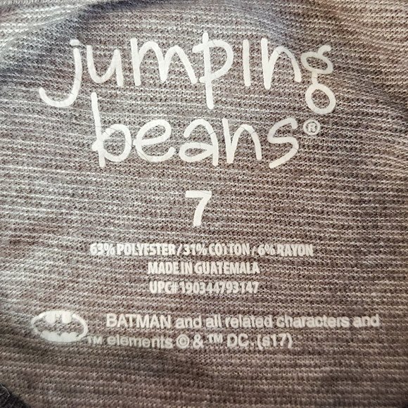 Jumping Beans Batman "Crime Fighter" T-Shirt Size 7 - Picture 5 of 7